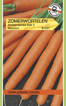 Oranjeband zaden Zomerwortelen Amsterdamse Bak 2 sel. Douceur